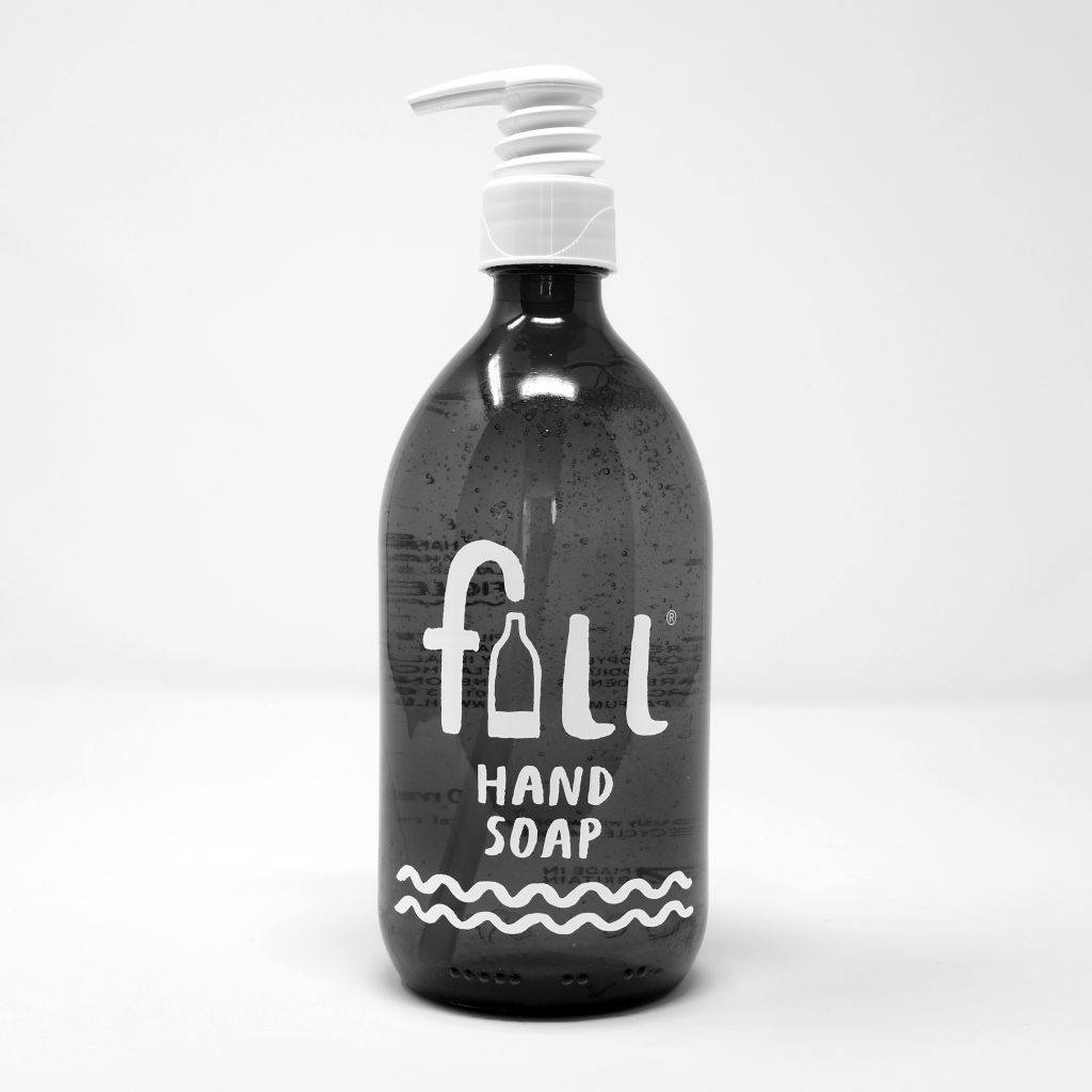 Hand Soap 500ml Glass Bottle - Fill Refill Co - Refillable Eco ...