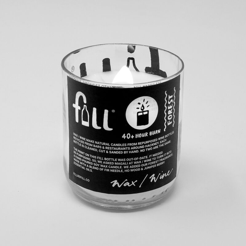 Fill refill soy candle